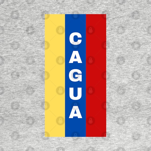 Cagua City in Venezuelan Flag Colors Vertical by aybe7elf